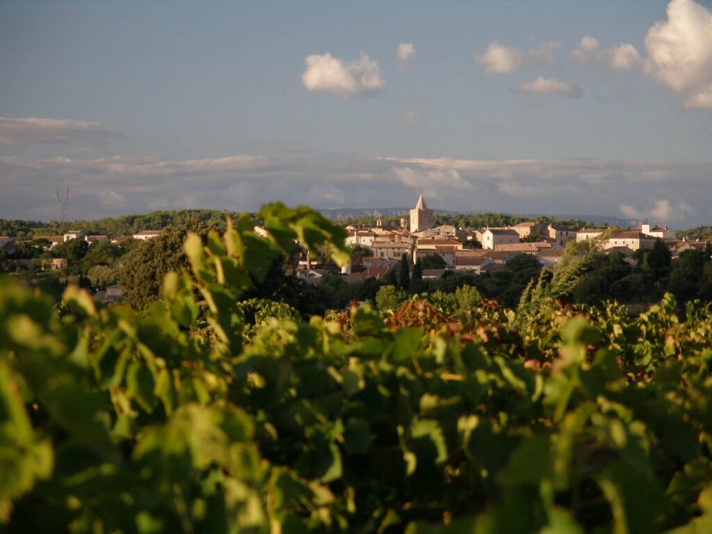 Le village de Quarante dans l'Hérault